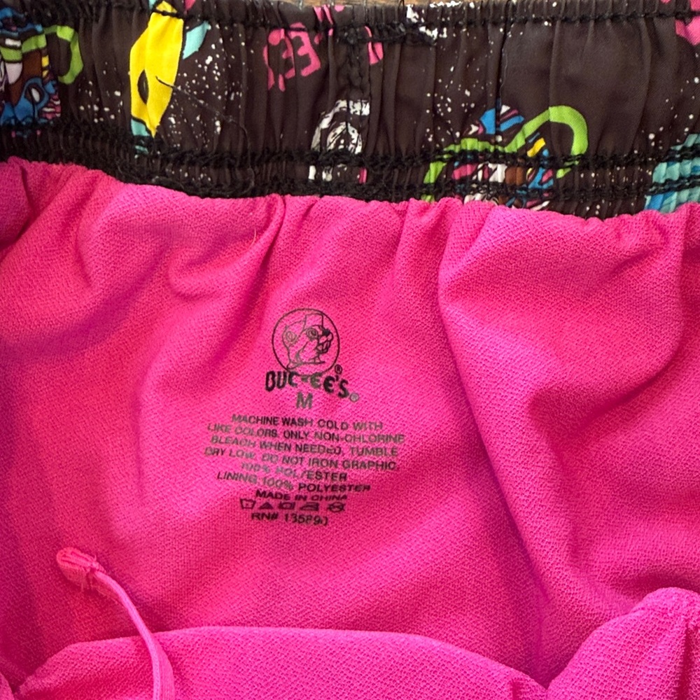 Bucees Space Neon Running shorts - Picture 2 of 4